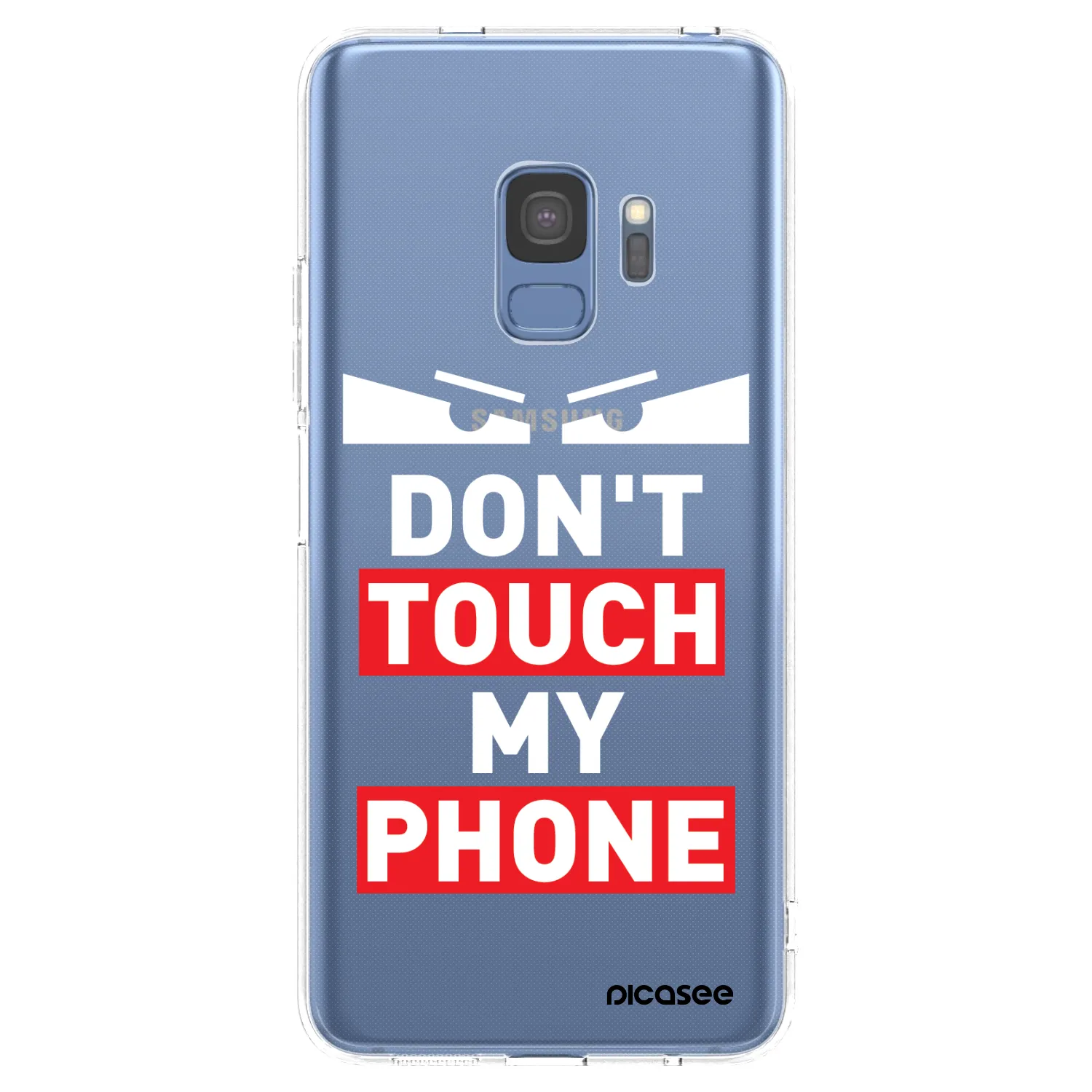 Picasee silikonska prozirna maskica za Samsung Galaxy S9 G960F - Shadow Eye - Transparent