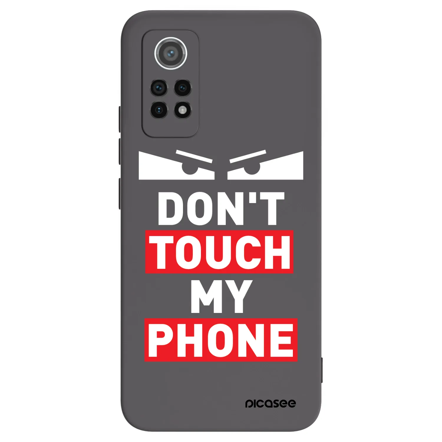 Picasee crna silikonska maskica za Xiaomi Redmi Note 12 Pro 4G - Shadow Eye - Transparent