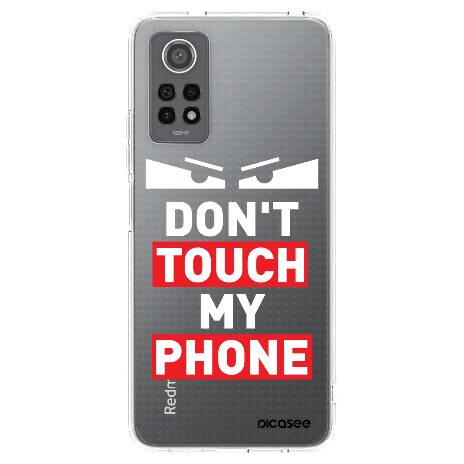 Picasee silikonska prozirna maskica za Xiaomi Redmi Note 12 Pro 4G - Shadow Eye - Transparent