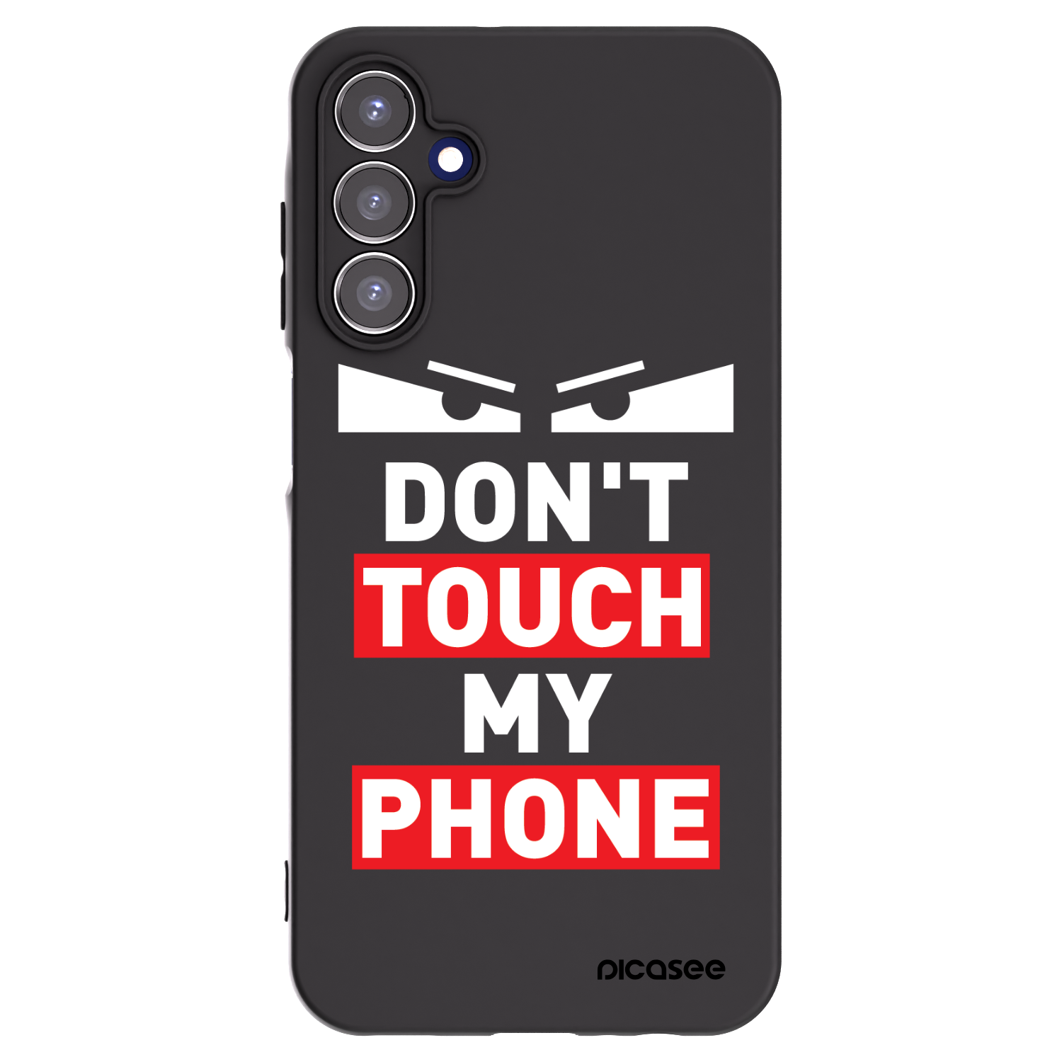 Picasee crna silikonska maskica za Samsung Galaxy A15 A155F 4G - Shadow Eye - Transparent