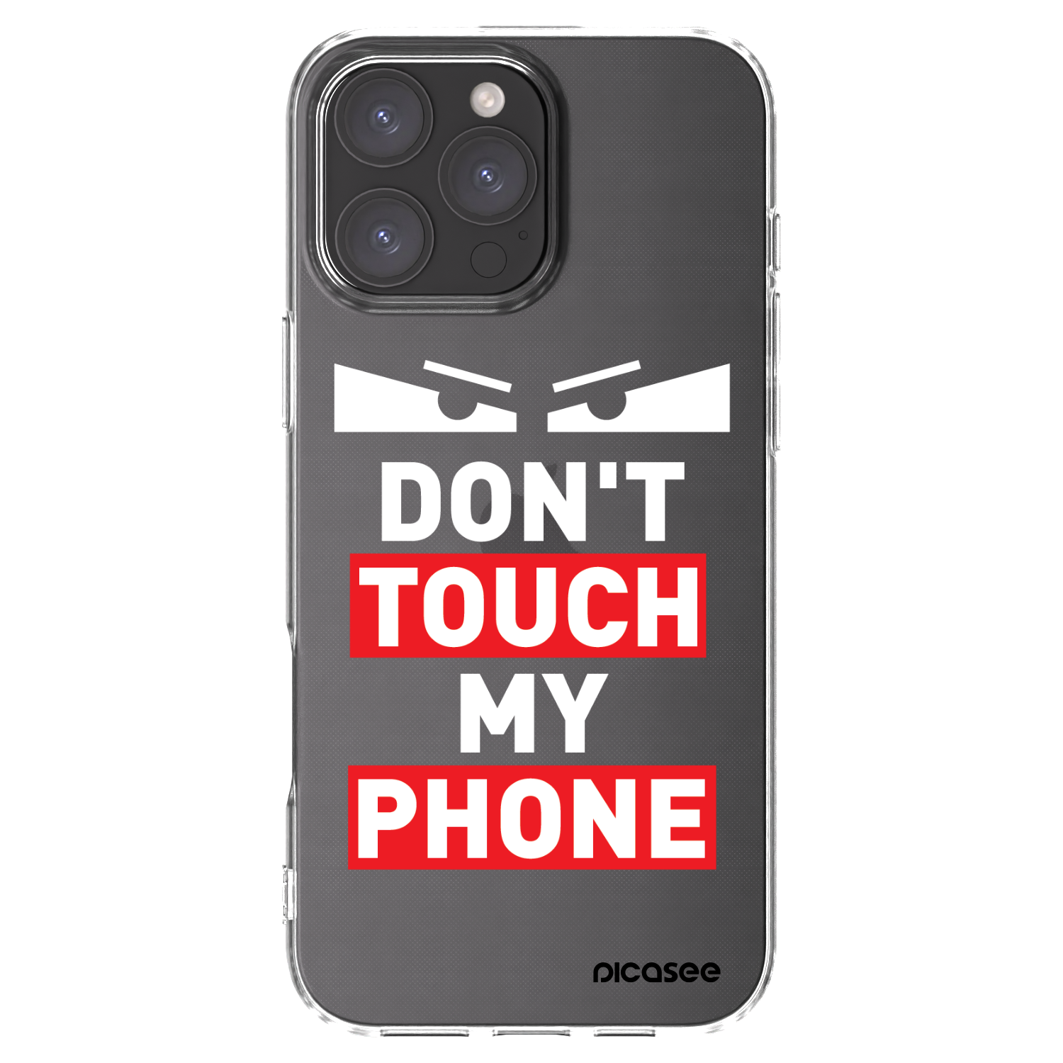 Picasee silikonska prozirna maskica za Apple iPhone 16 Pro Max - Shadow Eye - Transparent