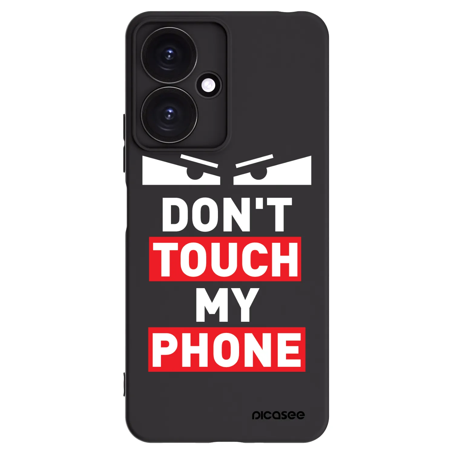 Picasee crna silikonska maskica za Xiaomi Redmi 13C 5G - Shadow Eye - Transparent