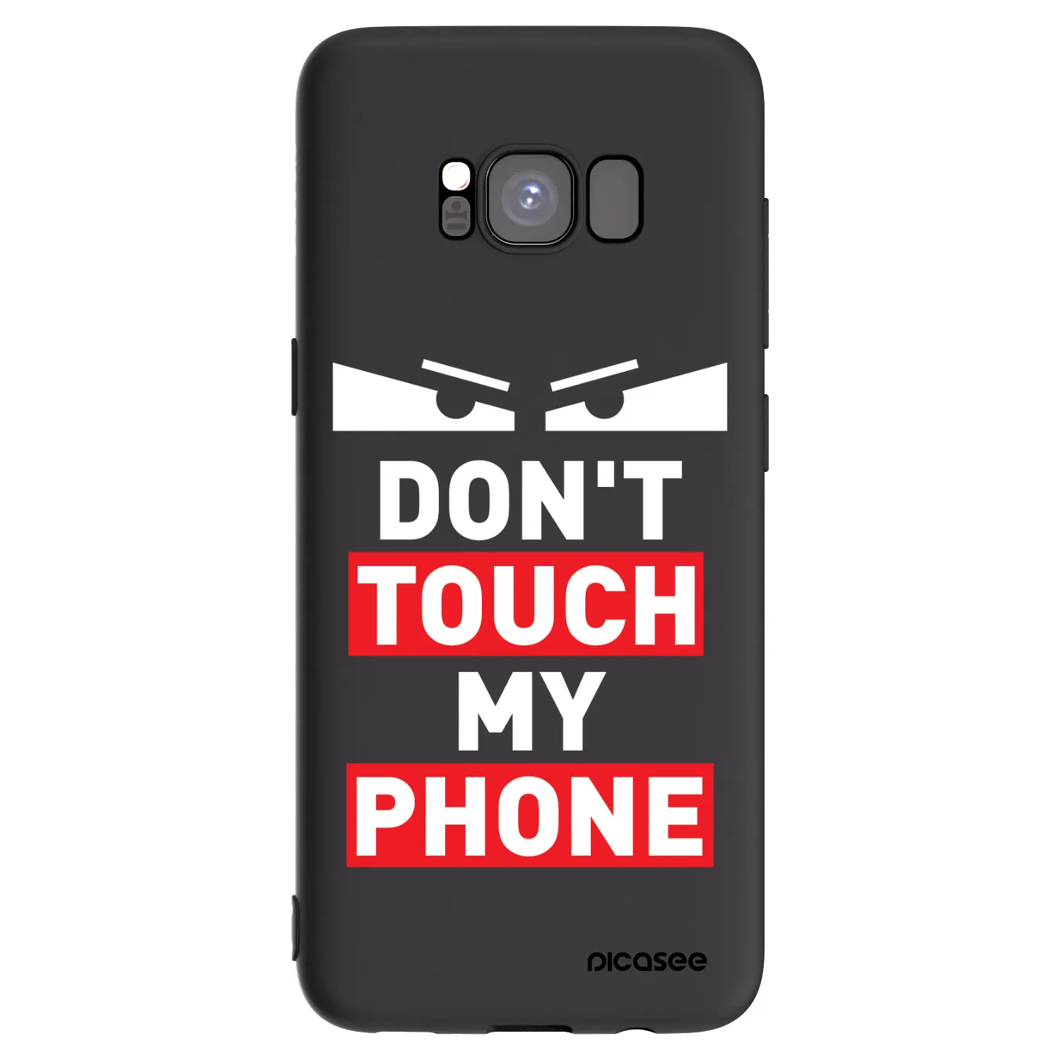 Picasee crna silikonska maskica za Samsung Galaxy S8 G950F - Shadow Eye - Transparent