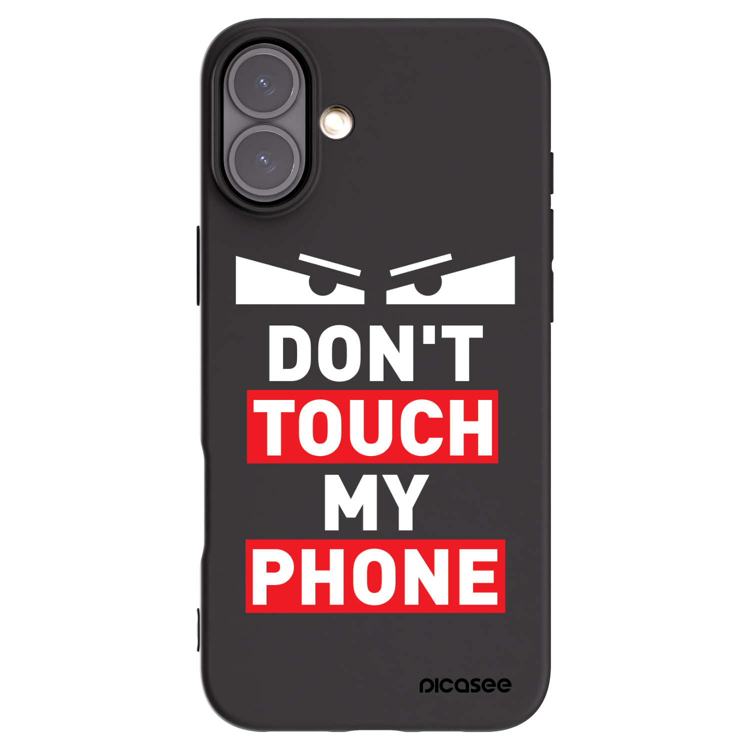 Picasee crna silikonska maskica za Apple iPhone 16 Plus - Shadow Eye - Transparent