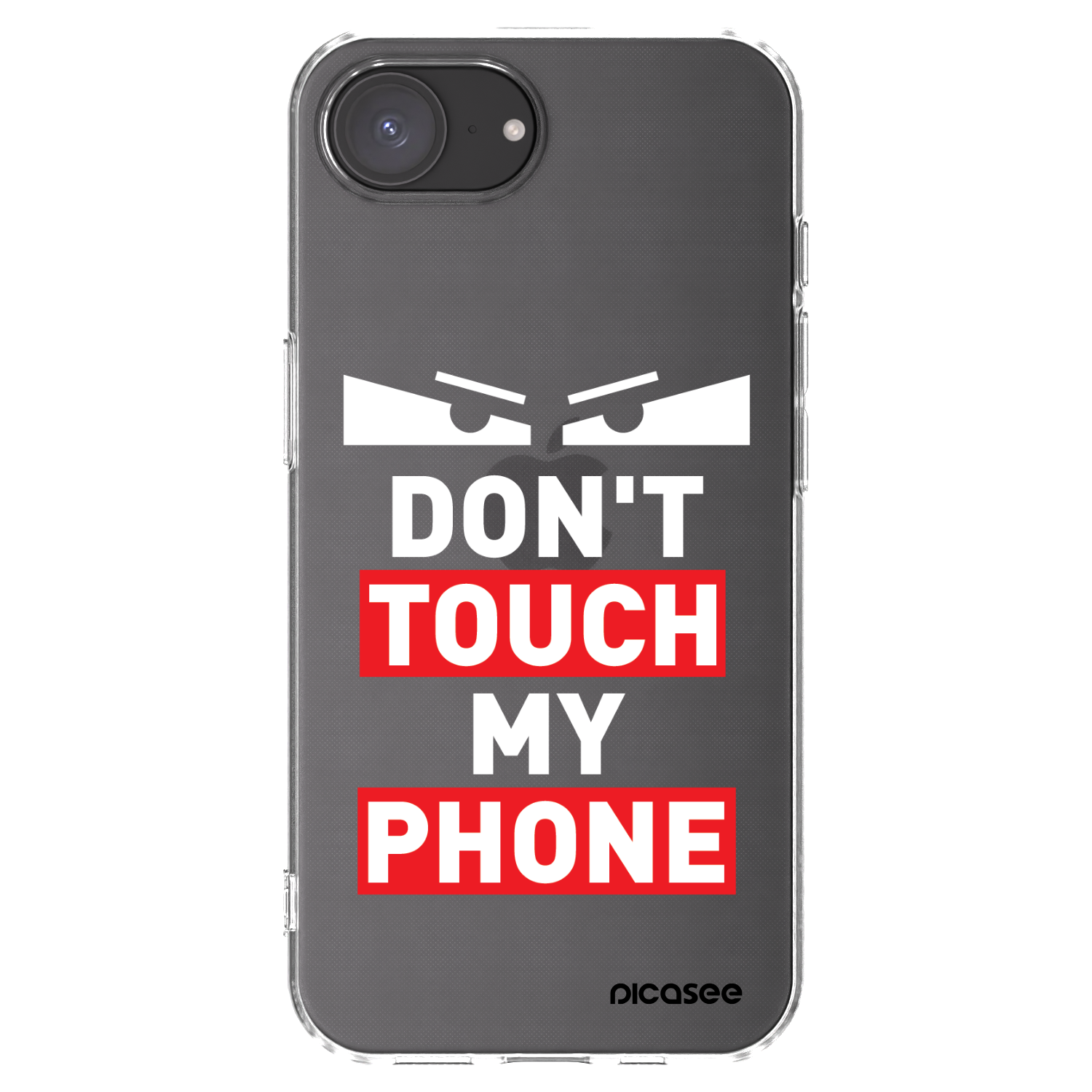 Picasee silikonska prozirna maskica za Apple iPhone 16e - Shadow Eye - Transparent