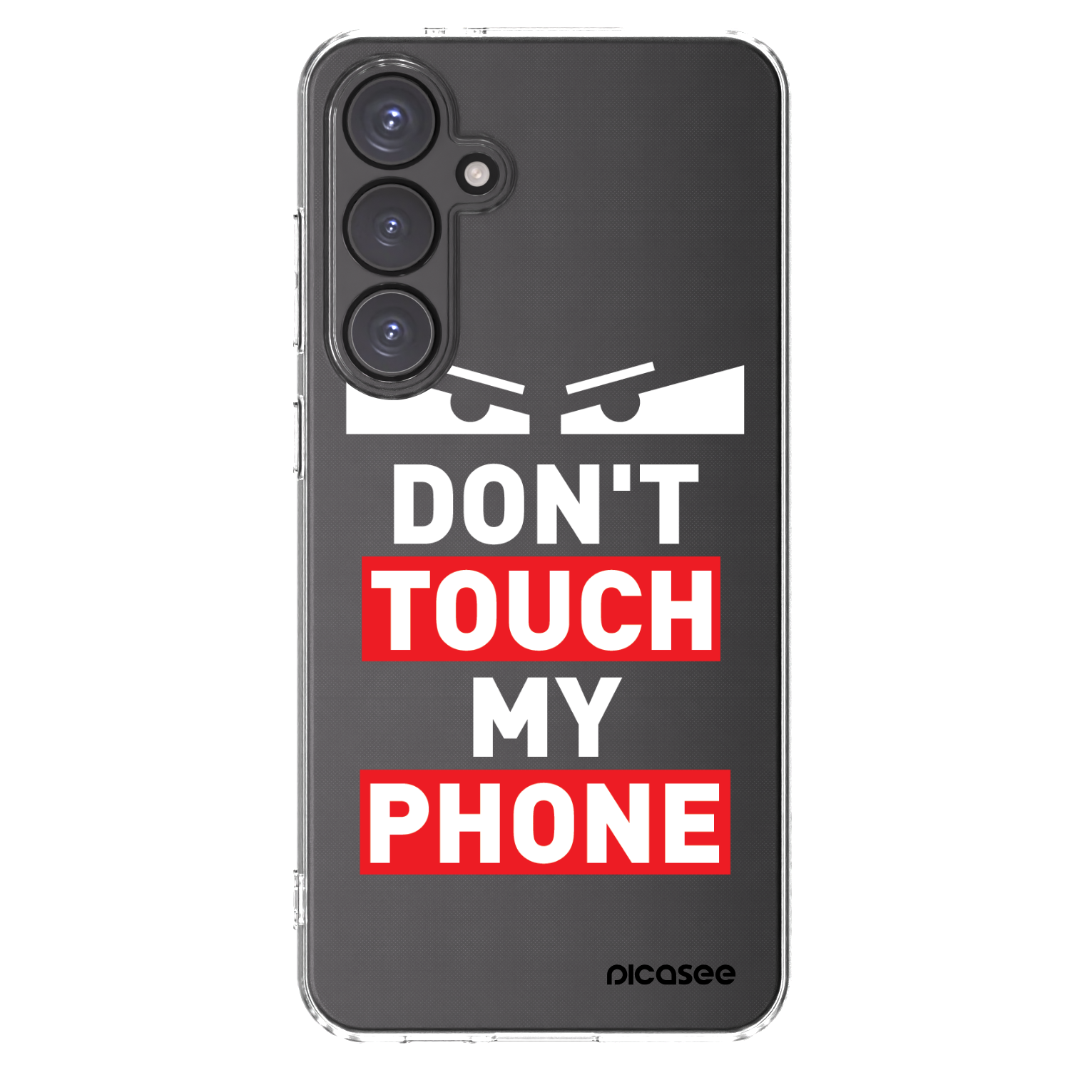 Picasee silikonska prozirna maskica za Samsung Galaxy S24 FE S721B - Shadow Eye - Transparent