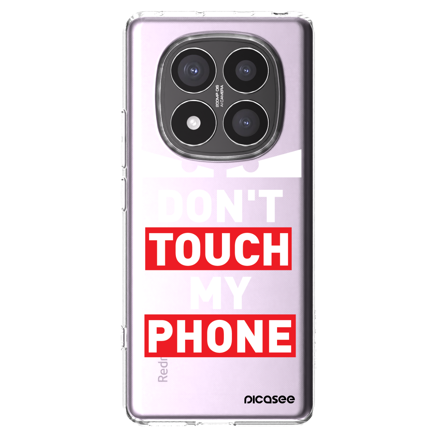 Picasee silikonska prozirna maskica za Xiaomi Redmi Note 14 Pro+ 5G - Shadow Eye - Transparent
