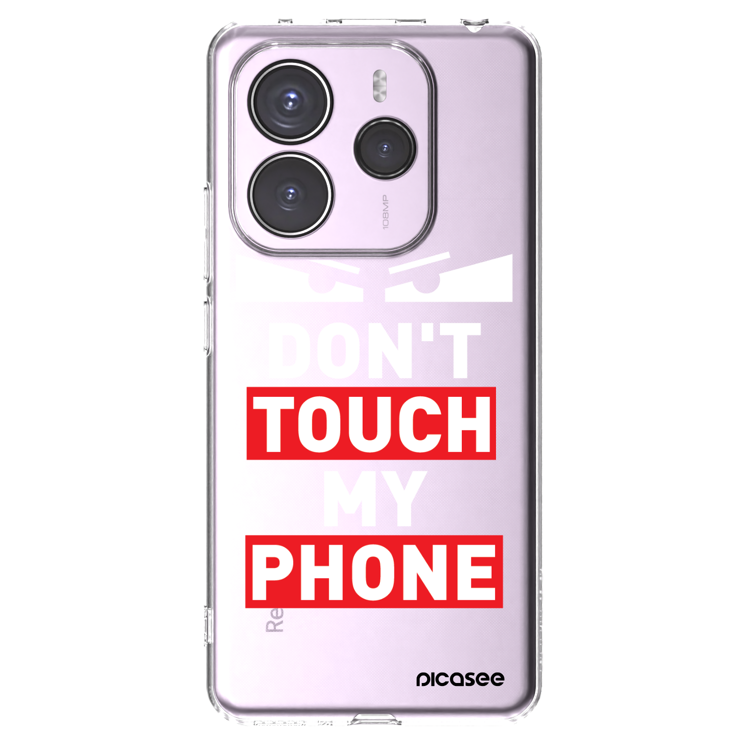 Picasee silikonska prozirna maskica za Xiaomi Redmi Note 14 5G - Shadow Eye - Transparent
