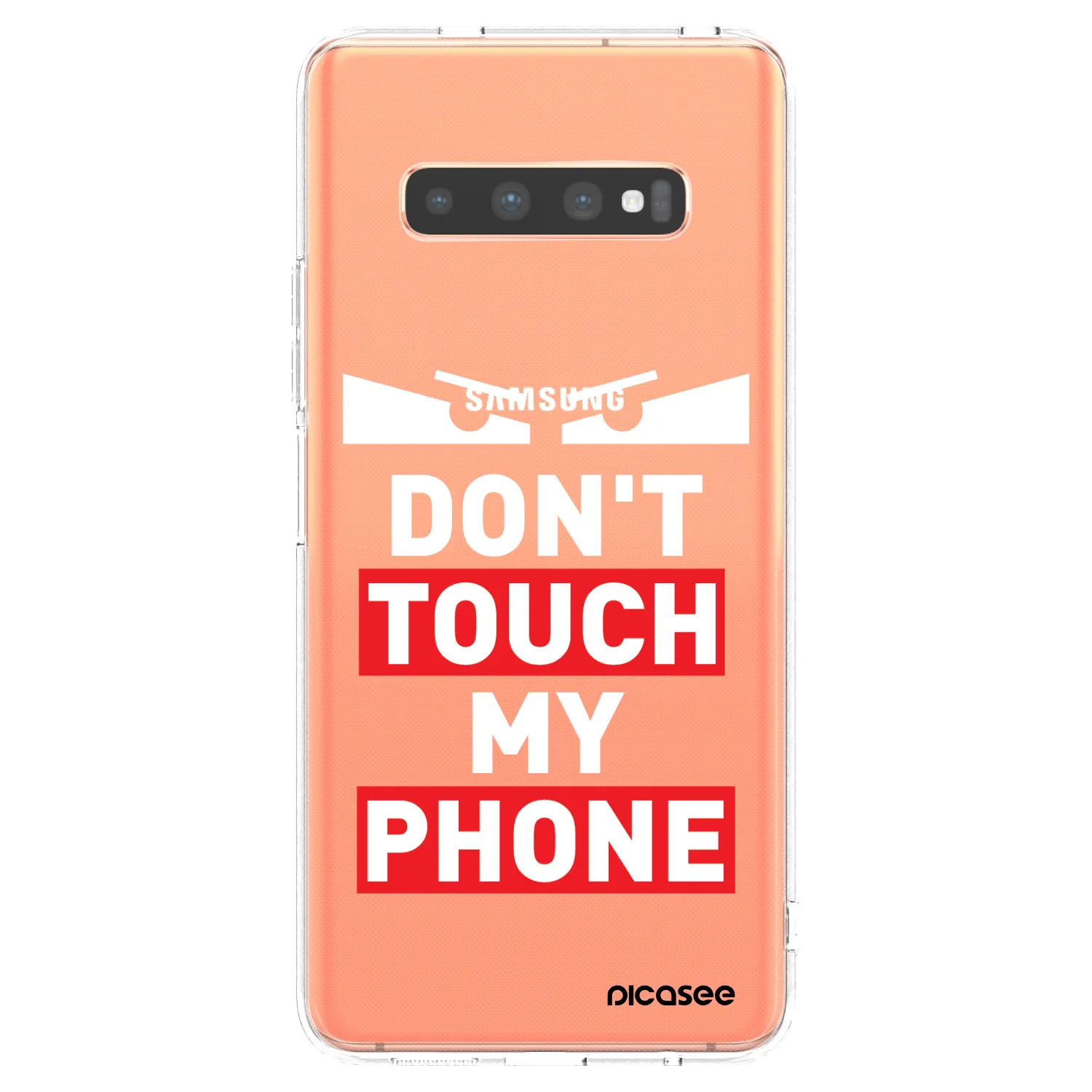 Picasee silikonska prozirna maskica za Samsung Galaxy S10 Plus G975 - Shadow Eye - Transparent