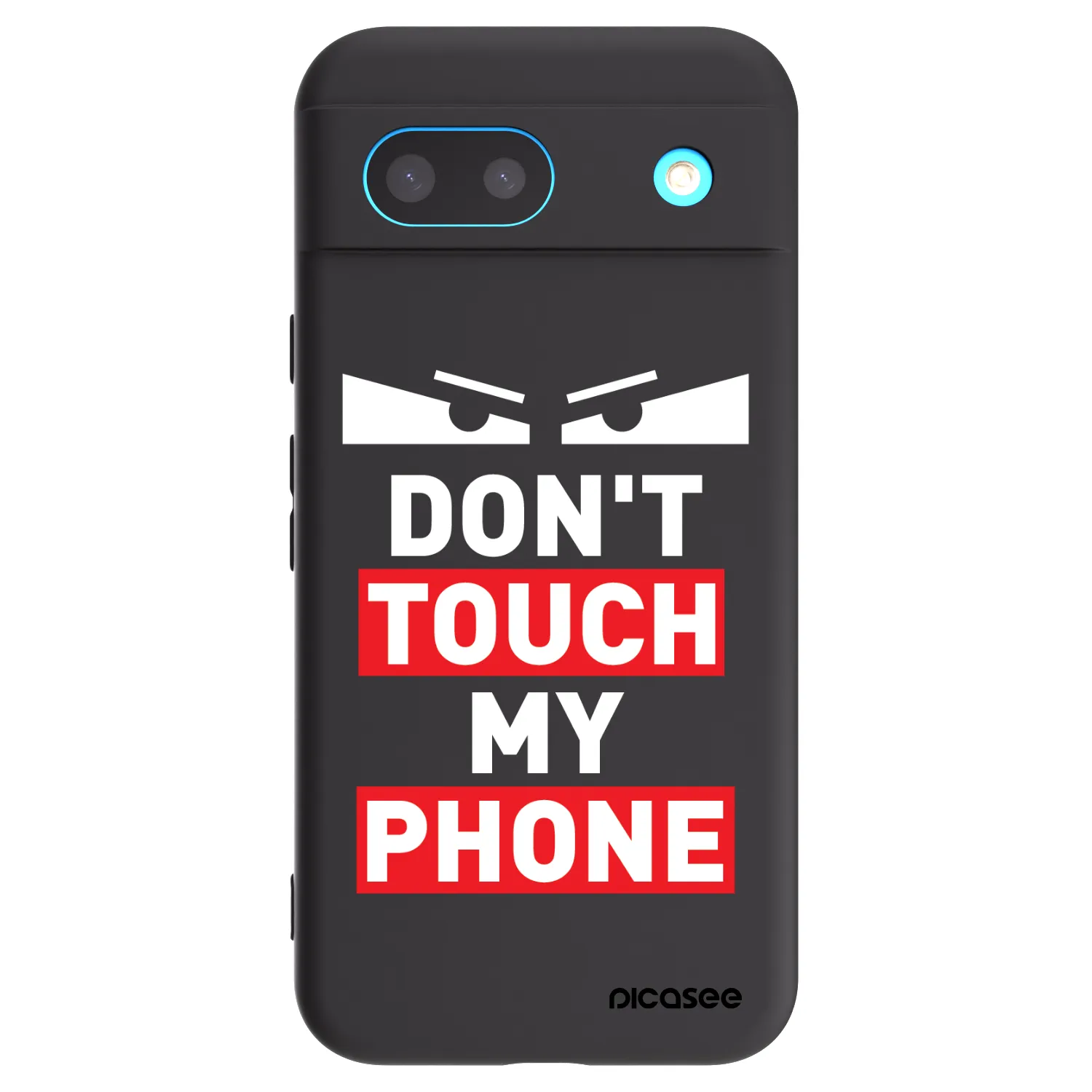 Picasee crna silikonska maskica za Google Pixel 8 - Shadow Eye - Transparent