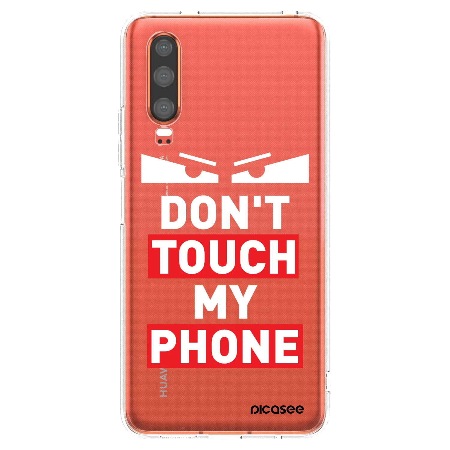 Picasee silikonska prozirna maskica za Huawei P30 - Shadow Eye - Transparent