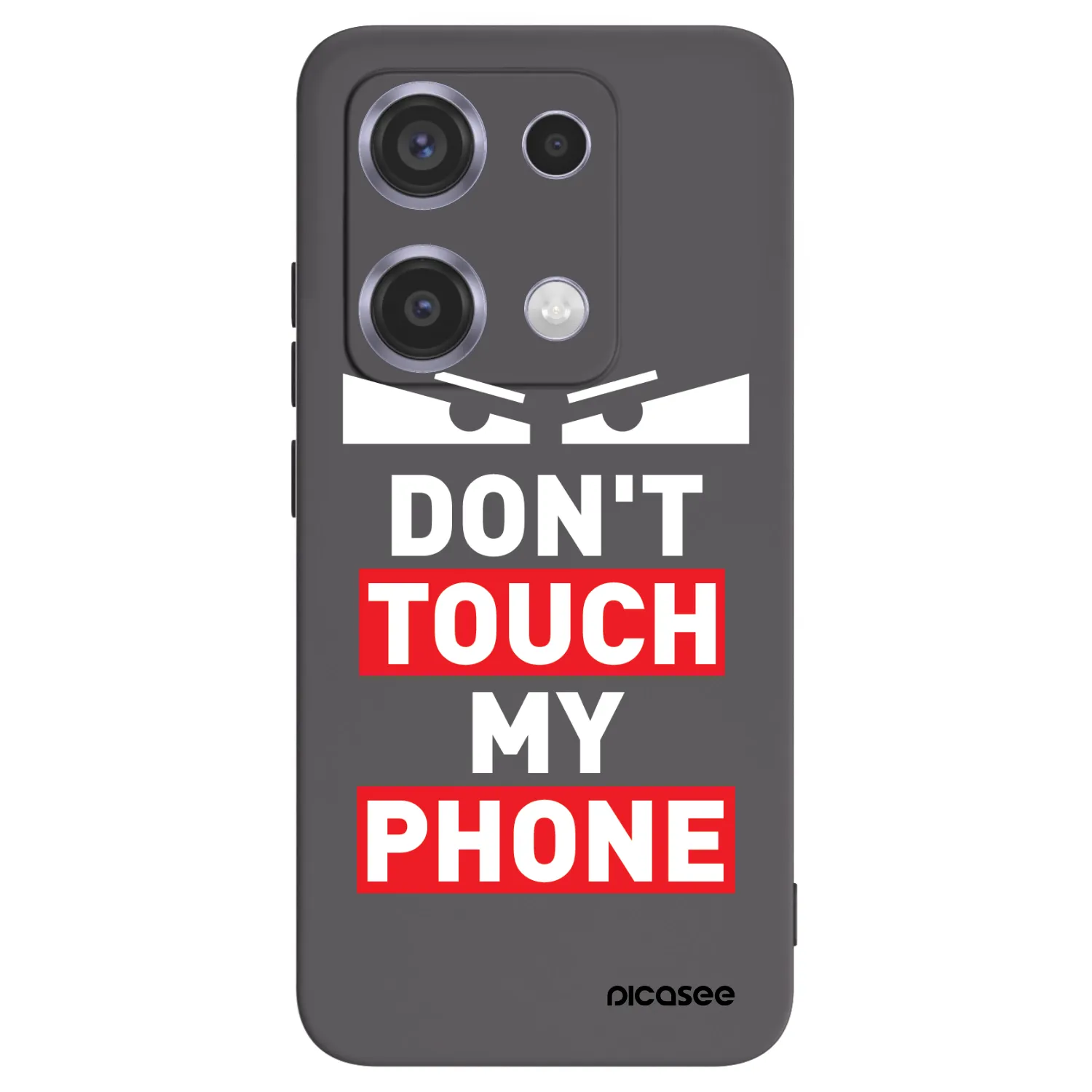 Picasee crna silikonska maskica za Xiaomi Redmi Note 14S - Shadow Eye - Transparent