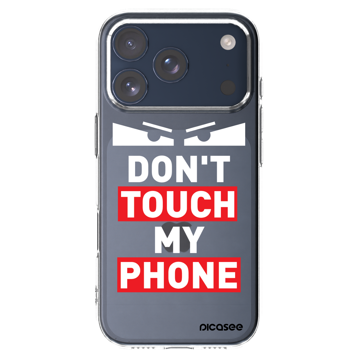 Picasee silikonska prozirna maskica za Apple iPhone 17 Pro - Shadow Eye - Transparent