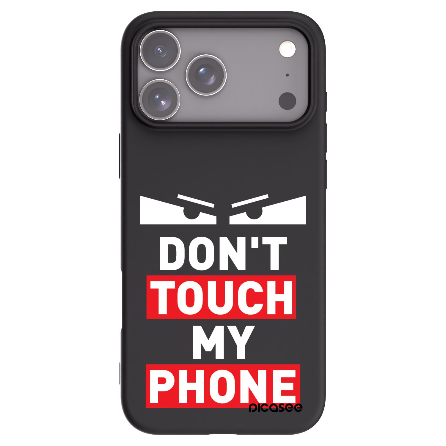 Picasee crna silikonska maskica za Apple iPhone 17 Pro Max - Shadow Eye - Transparent