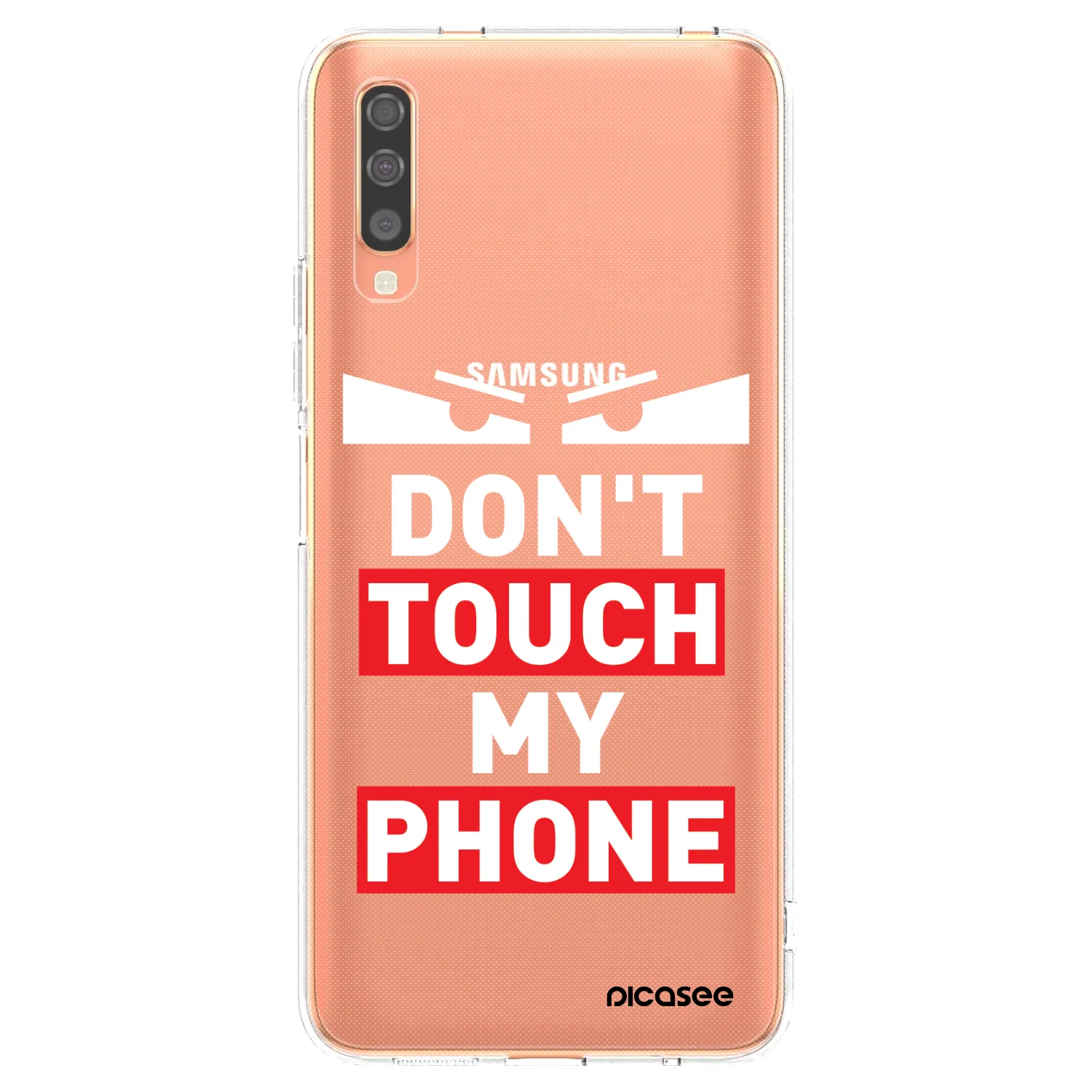 Picasee silikonska prozirna maskica za Samsung Galaxy A70 A705F - Shadow Eye - Transparent