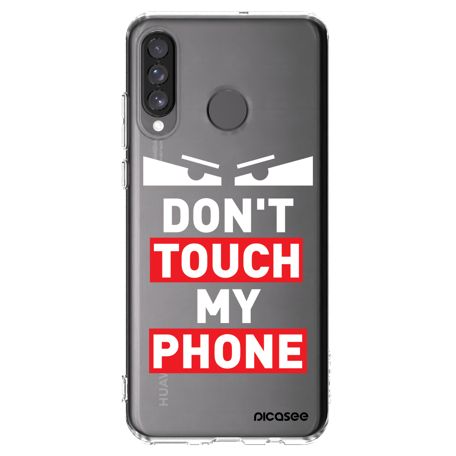 Picasee silikonska prozirna maskica za Huawei P30 Lite - Shadow Eye - Transparent