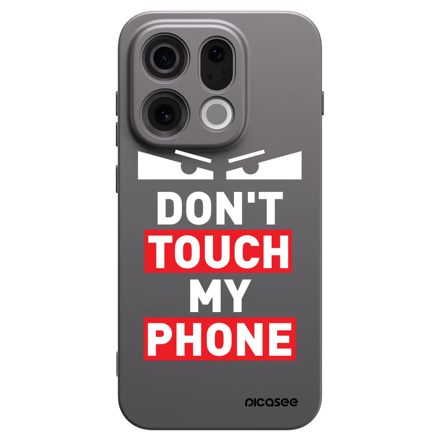 Picasee crna silikonska maskica za OPPO Find X9 - Shadow Eye - Transparent