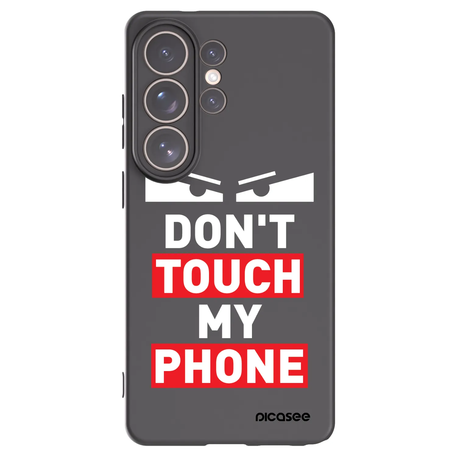 Picasee crna silikonska maskica za Samsung Galaxy S26 Ultra - Shadow Eye - Transparent