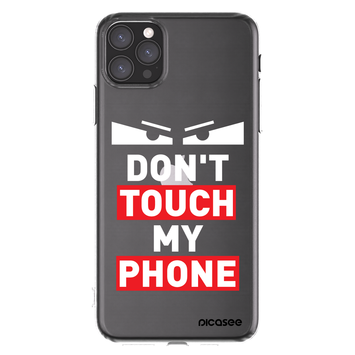 Picasee silikonska prozirna maskica za Apple iPhone 11 Pro Max - Shadow Eye - Transparent