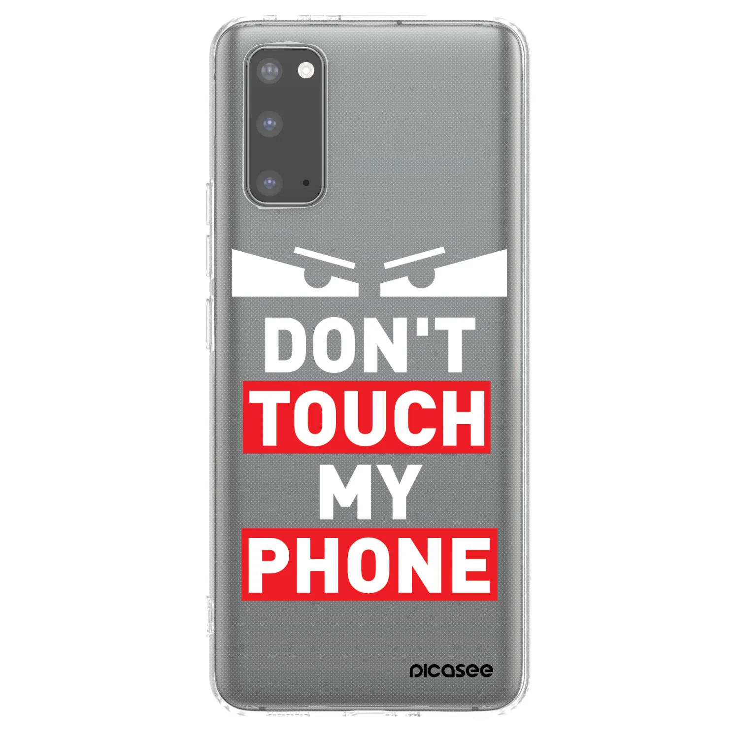 Picasee silikonska prozirna maskica za Samsung Galaxy S20 G980F - Shadow Eye - Transparent