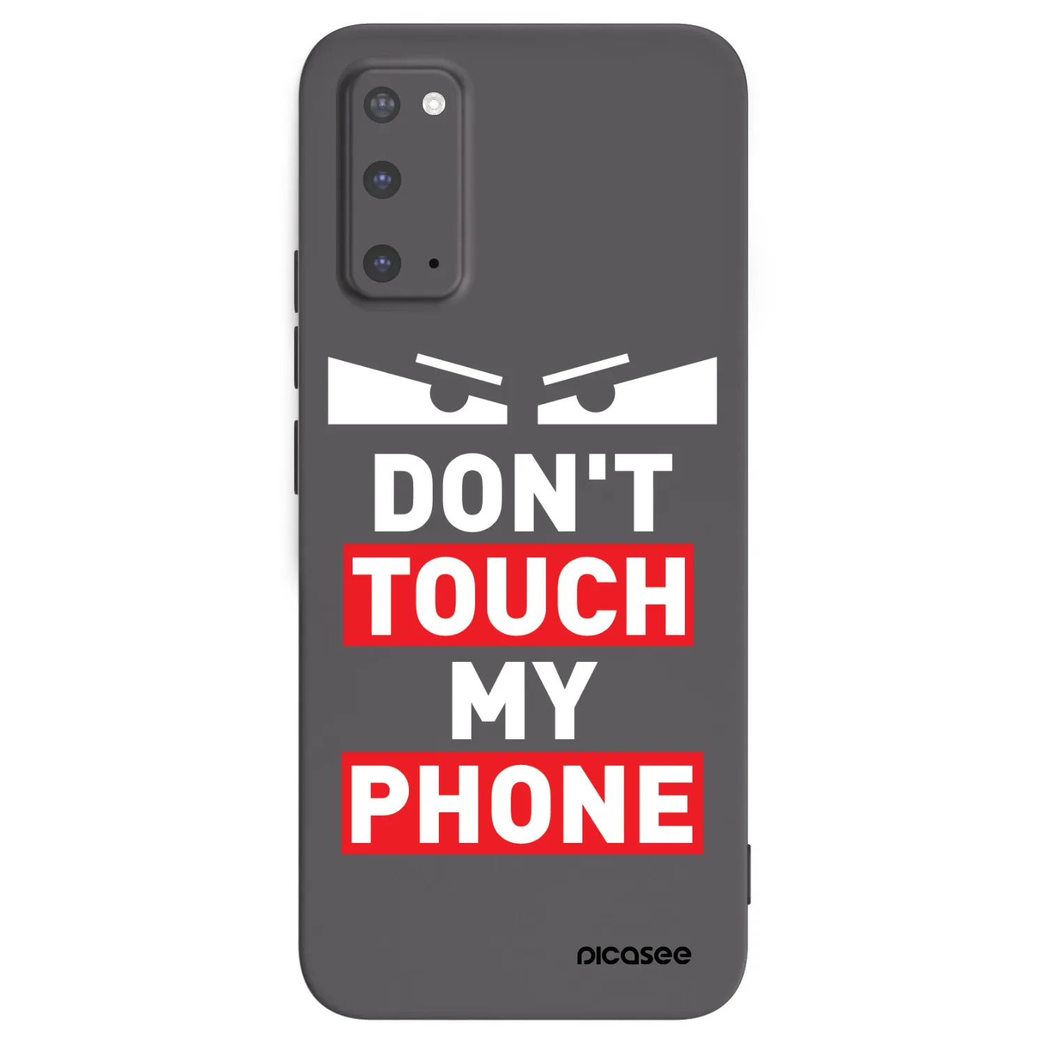 Picasee crna silikonska maskica za Samsung Galaxy S20 G980F - Shadow Eye - Transparent