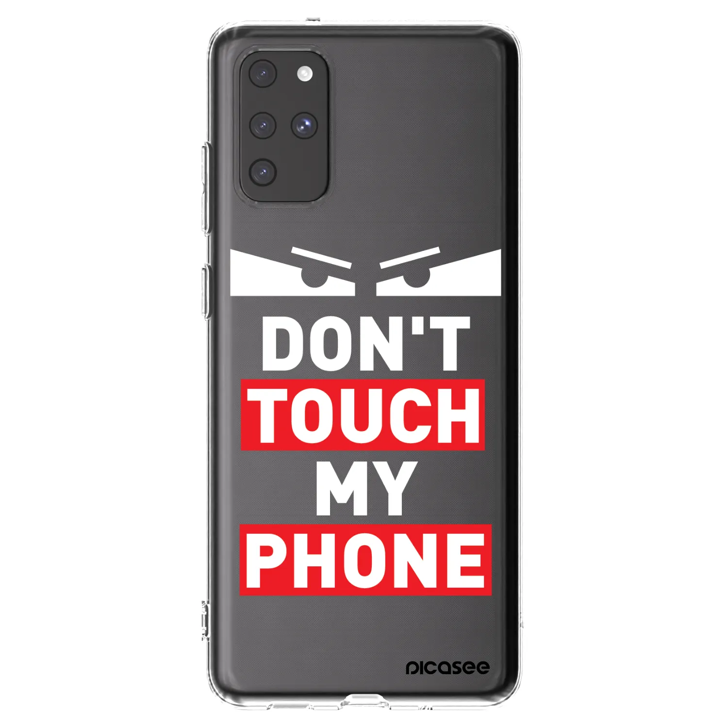 Picasee silikonska prozirna maskica za Samsung Galaxy S20+ G985F - Shadow Eye - Transparent