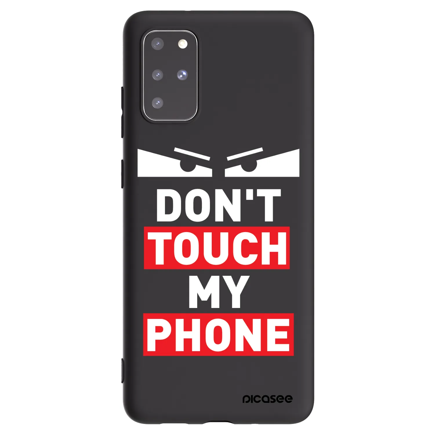 Picasee crna silikonska maskica za Samsung Galaxy S20+ G985F - Shadow Eye - Transparent