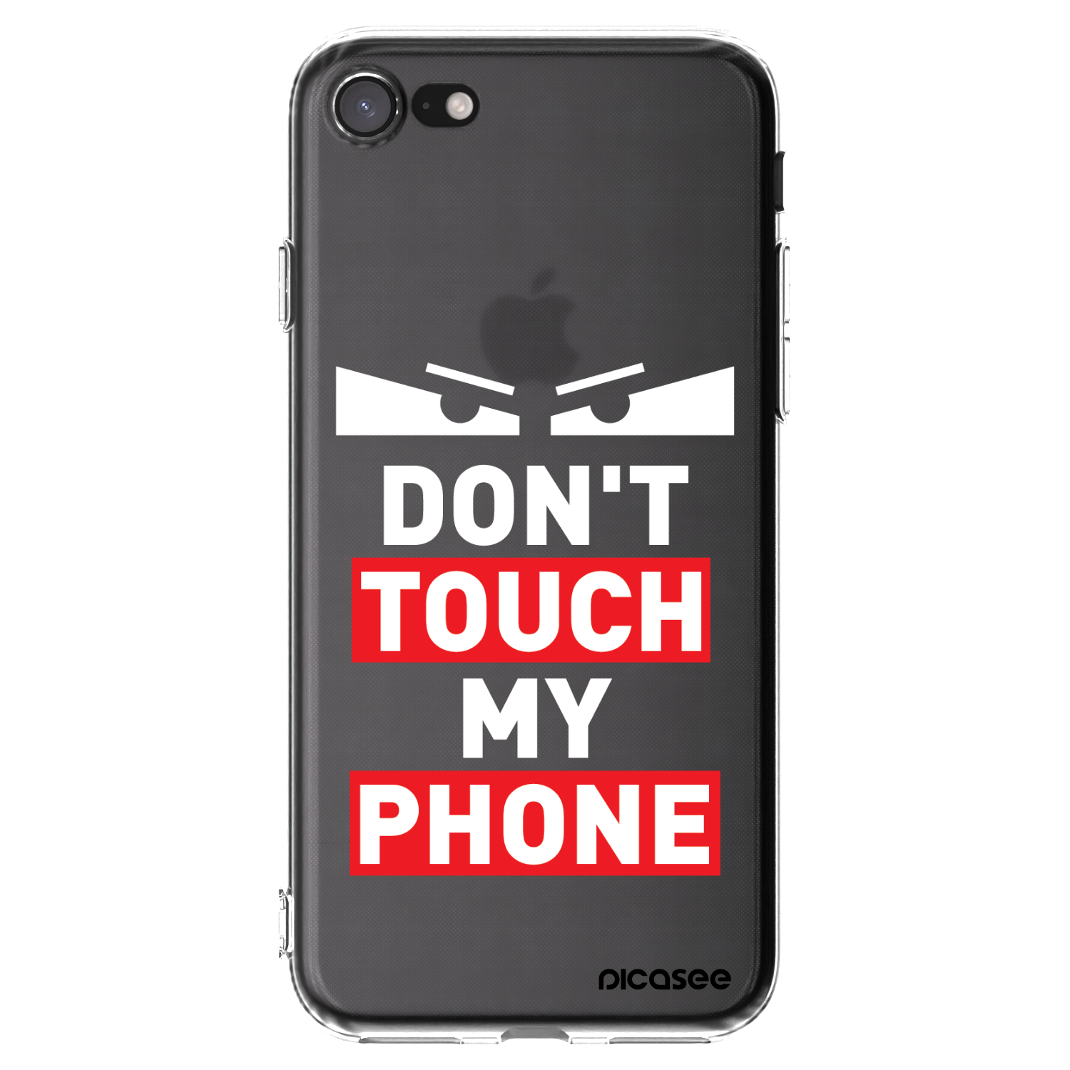 Picasee silikonska prozirna maskica za Apple iPhone SE 2020 - Shadow Eye - Transparent