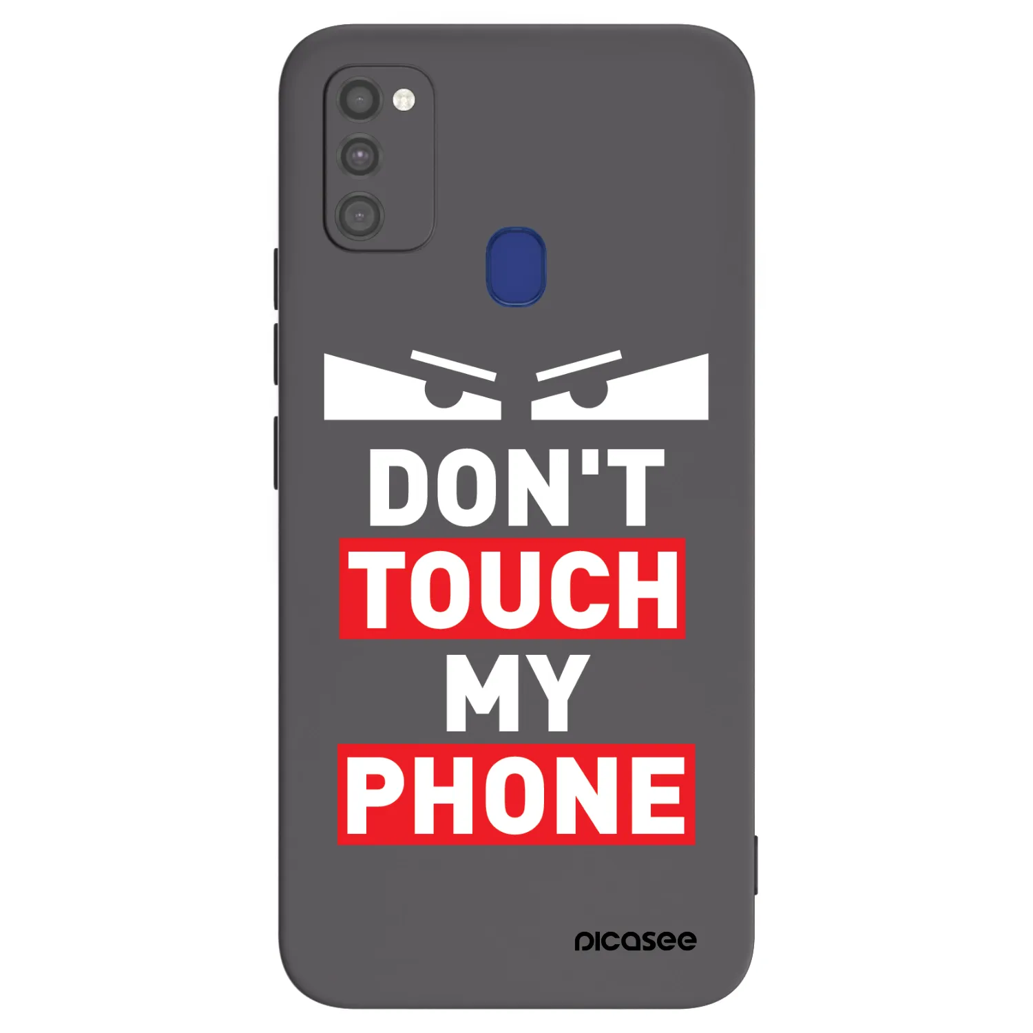 Picasee crna silikonska maskica za Samsung Galaxy M21 M215F - Shadow Eye - Transparent