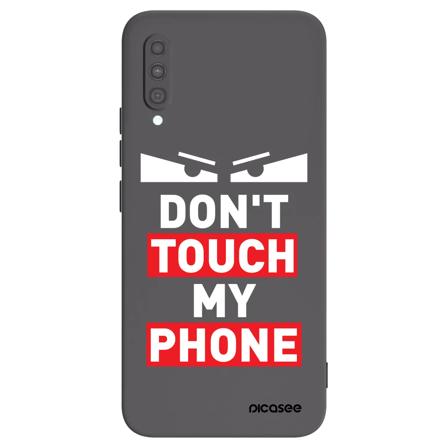 Picasee crna silikonska maskica za Samsung Galaxy A30s A307F - Shadow Eye - Transparent