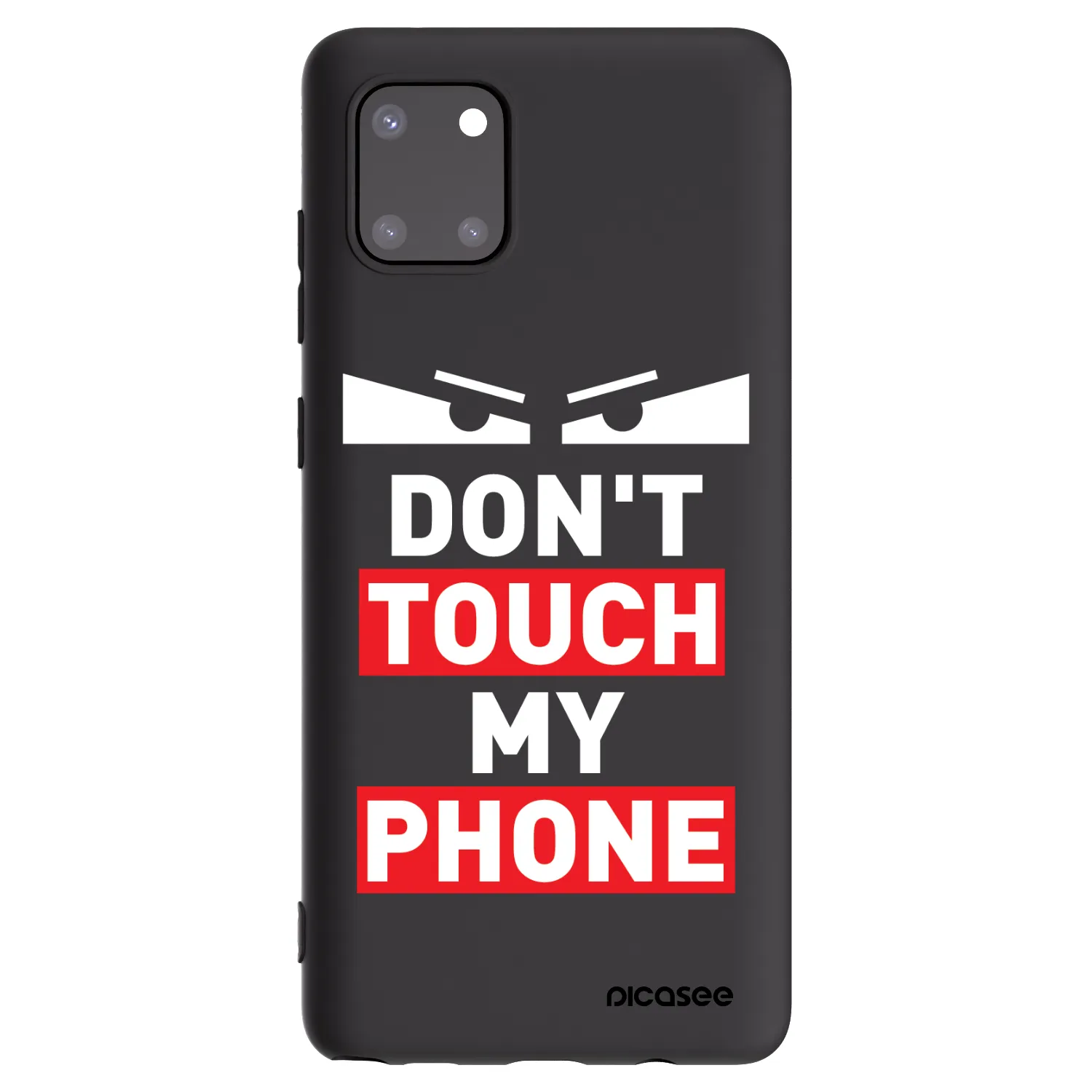 Picasee crna silikonska maskica za Samsung Galaxy Note 10 Lite N770F - Shadow Eye - Transparent