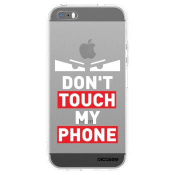 Picasee silikonska prozirna maskica za Apple iPhone 5/5S/SE - Shadow Eye - Transparent