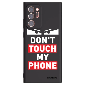 Picasee crna silikonska maskica za Samsung Galaxy Note 20 Ultra - Shadow Eye - Transparent