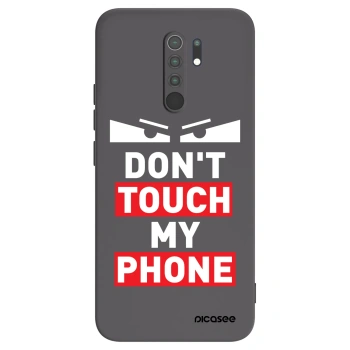 Picasee crna silikonska maskica za Xiaomi Redmi 9 - Shadow Eye - Transparent