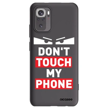Picasee crna silikonska maskica za Xiaomi Redmi Note 10 - Shadow Eye - Transparent