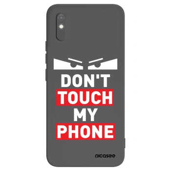 Picasee crna silikonska maskica za Xiaomi Redmi 9AT - Shadow Eye - Transparent