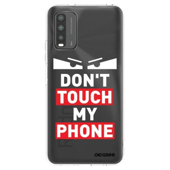 Picasee crna silikonska maskica za Xiaomi Redmi 9T - Shadow Eye - Transparent
