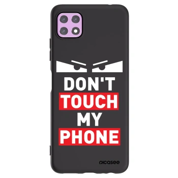 Picasee crna silikonska maskica za Samsung Galaxy A22 A226B 5G - Shadow Eye - Transparent