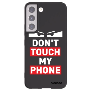 Picasee crna silikonska maskica za Samsung Galaxy S22 5G - Shadow Eye - Transparent