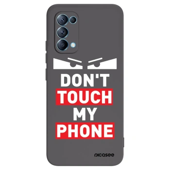 Picasee crna silikonska maskica za OPPO Reno 5 5G - Shadow Eye - Transparent