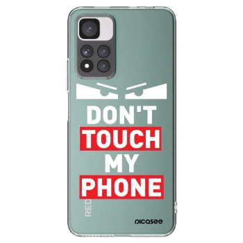 Picasee silikonska prozirna maskica za Xiaomi Redmi Note 11 Pro+ 5G - Shadow Eye - Transparent