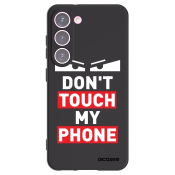 Picasee crna silikonska maskica za Samsung Galaxy S23 5G - Shadow Eye - Transparent