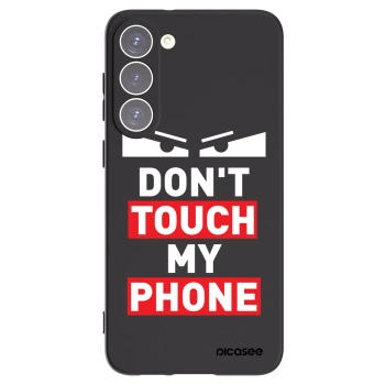 Picasee crna silikonska maskica za Samsung Galaxy S23+ 5G - Shadow Eye - Transparent