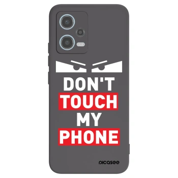 Picasee crna silikonska maskica za Xiaomi Redmi Note 12 5G - Shadow Eye - Transparent