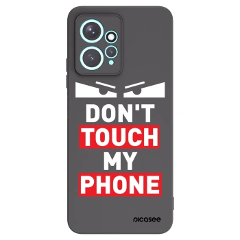 Picasee crna silikonska maskica za Xiaomi Redmi Note 12 4G - Shadow Eye - Transparent