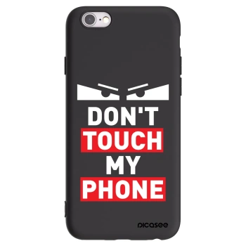 Picasee crna silikonska maskica za Apple iPhone 6/6S - Shadow Eye - Transparent