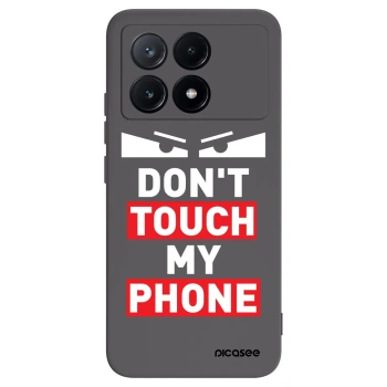 Picasee crna silikonska maskica za Xiaomi Poco X6 Pro - Shadow Eye - Transparent