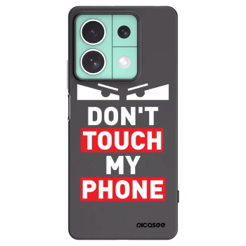 Picasee crna silikonska maskica za Xiaomi Redmi Note 13 5G - Shadow Eye - Transparent