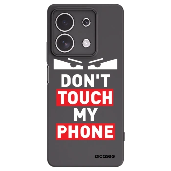 Picasee crna silikonska maskica za Xiaomi Redmi Note 13 4G - Shadow Eye - Transparent