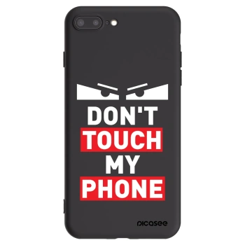 Picasee crna silikonska maskica za Apple iPhone 8 Plus - Shadow Eye - Transparent